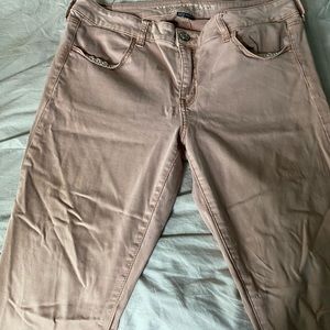 ae pink jeggings . Size 14